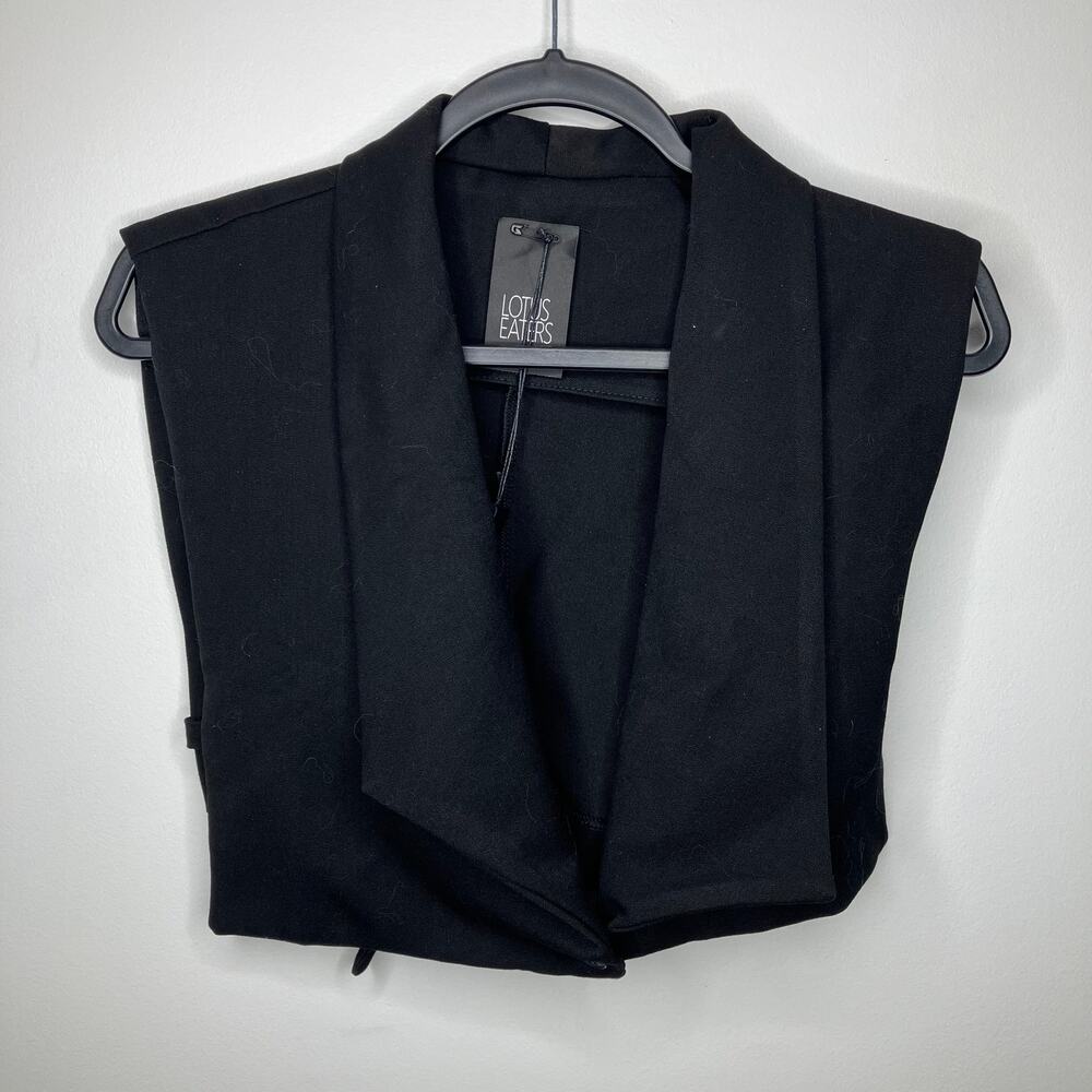 NWT LOTUS EATERS Black Gilet Vest Medium